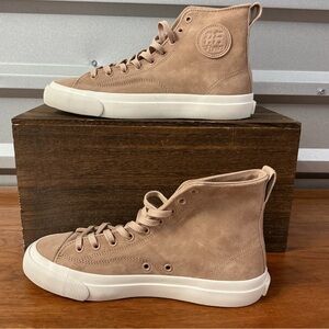 PF Flyers All American High Top Suede Retro Classic Sneaker Blush Size 8.5